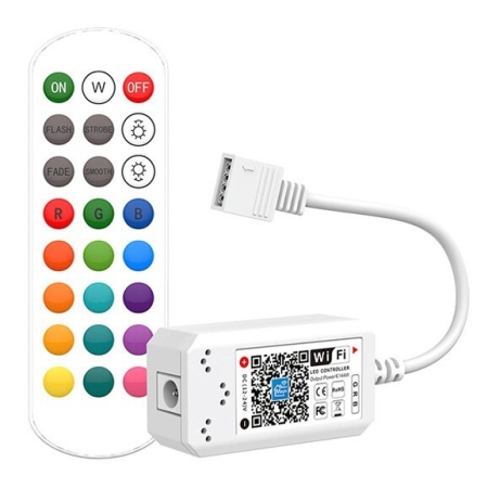 Kontroler RGB Wi-Fi Mini z pilotem RF