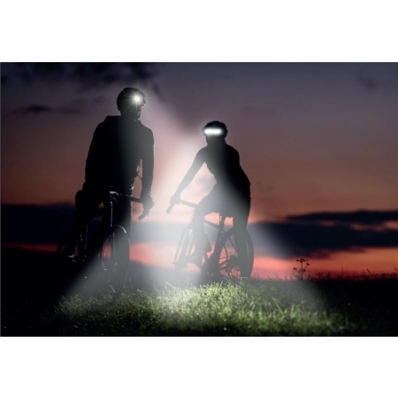 Latarka LED czołowa aku COB + XPE + Sensor